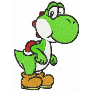 Funny Yoshi embroidery design - Embroidery Design