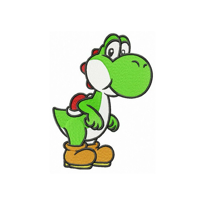 Funny Yoshi embroidery design - Embroidery Design