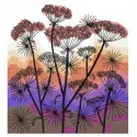 Heracleum embroidery design featuring intricate floral motifs, ideal for stitching on garments and home decor.