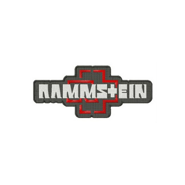 Rammstein logo embroidery design - Embroidery Design
