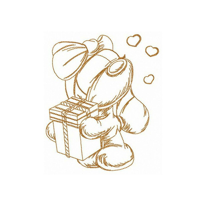 Lovely Cocker Spaniel embroidery design - Embroidery Design