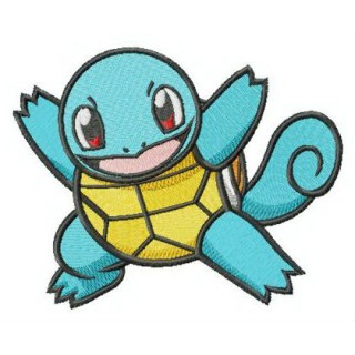 Pokemon Squirtle embroidery design - Embroidery Design