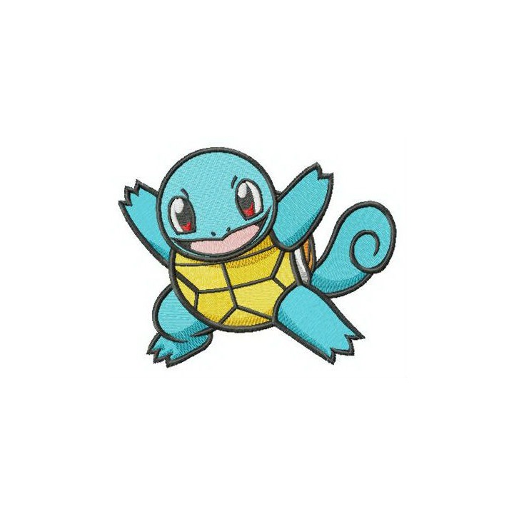 Pokemon Squirtle embroidery design - Embroidery Design