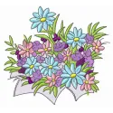 Preview of a Spring Flowers embroidery design featuring vibrant floral motifs for various stitching projects.