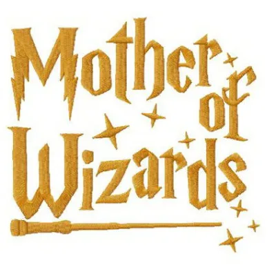 Preview of the Mother of Wizards embroidery design featuring enchanting motifs inspired by Harry Potter.
