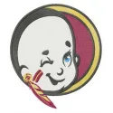 Junior Florida State Seminoles logo embroidery design preview showcasing intricate stitching patterns for sports apparel.
