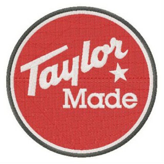 TaylorMade Golf Company logo embroidery design - Embroidery Design