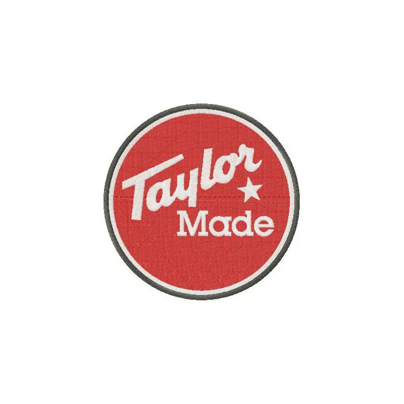 TaylorMade Golf Company logo embroidery design for stitching on caps, towels, and golf bags.