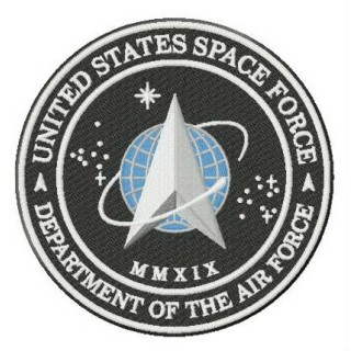 United States Space Force logo embroidery design - Embroidery Design
