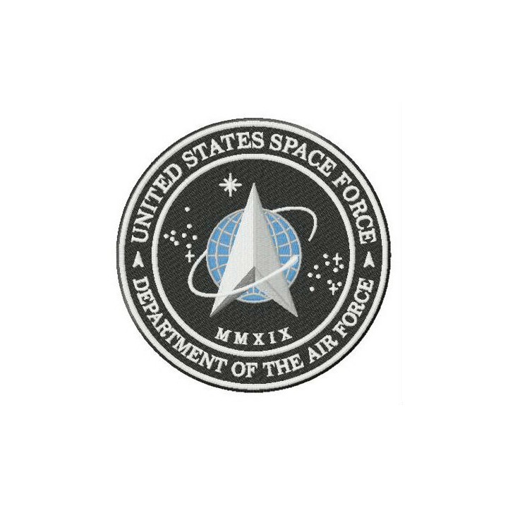 United States Space Force logo embroidery design - Embroidery Design