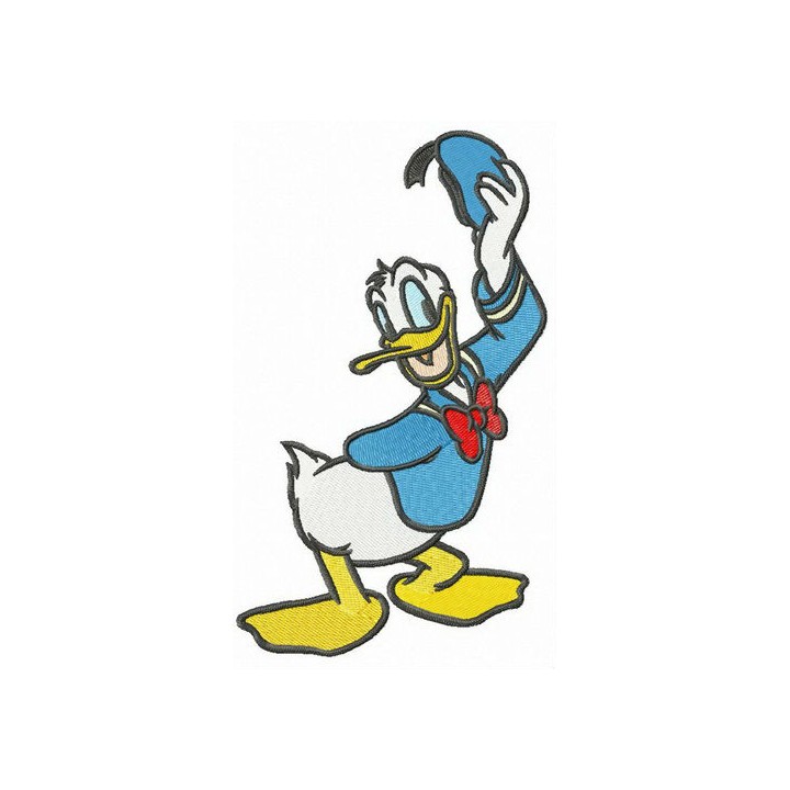 Hi Donald embroidery design - Embroidery Design