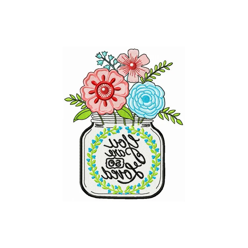 You are so loved embroidery design featuring a floral motif, perfect for embellishing t-shirts or baby onesies.