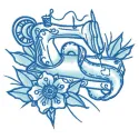 Valentine's Day embroidery design featuring romantic motifs, perfect for stitching on t-shirts and pillows.
