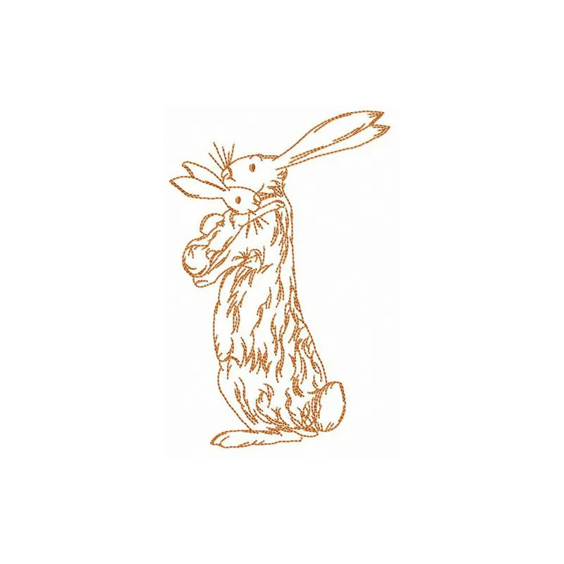 Bunny family embroidery design featuring adorable bunnies, perfect for stitching on baby onesies or pillows.