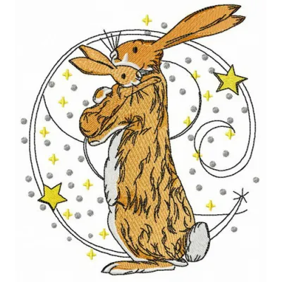 I love you bunny embroidery design featuring a cute bunny holding a heart, perfect for embellishing baby onesies and pillows.