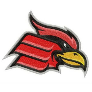 Wheeling Cardinals logo embroidery design - Embroidery Design