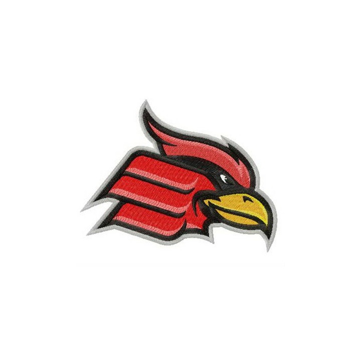 Wheeling Cardinals logo embroidery design - Embroidery Design