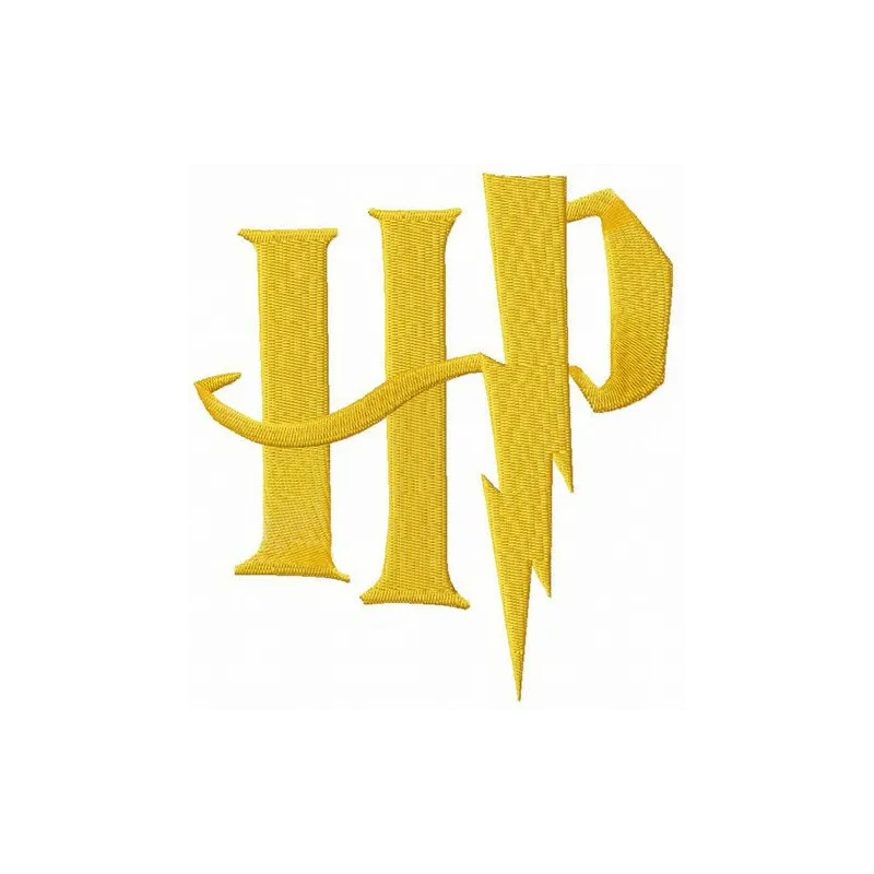Embroidery design featuring the iconic Harry Potter logo, ideal for stitching on t-shirts and tote bags.
