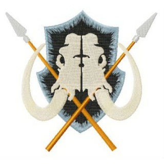 Wildlings logo embroidery design - Embroidery Design