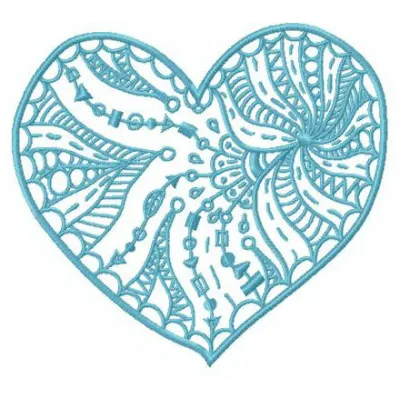 Preview of a funny web on heart embroidery design, perfect for Valentine's Day projects and playful stitching patterns.