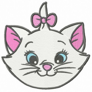 Kitty Marie embroidery design - Embroidery Design