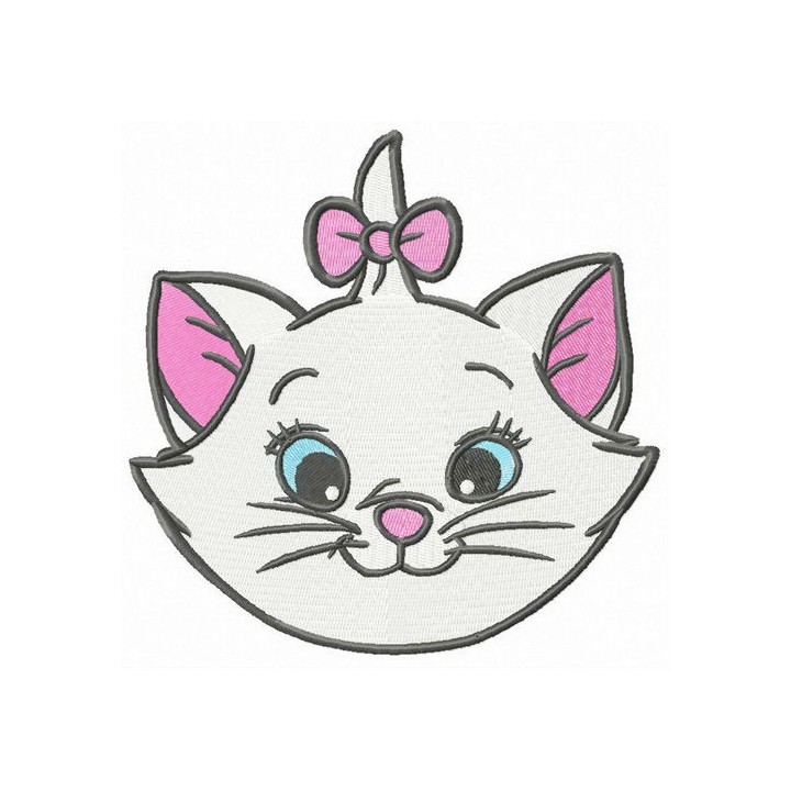 Kitty Marie embroidery design - Embroidery Design