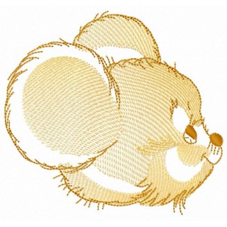 Laboratory mouse embroidery design - Embroidery Design