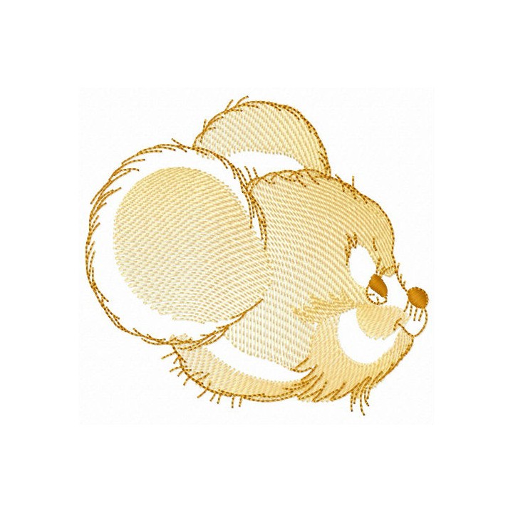 Laboratory mouse embroidery design - Embroidery Design