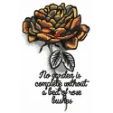 Preview of the 'No Garden is Complete Without Roses' embroidery design featuring intricate floral motifs.