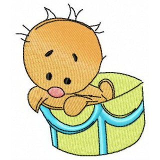 Yellow chicken embroidery design - Embroidery Design