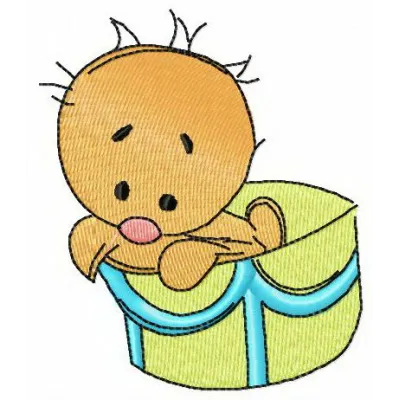 Bright yellow chicken embroidery design showcasing a cheerful bird, ideal for embellishing t-shirts and tote bags.