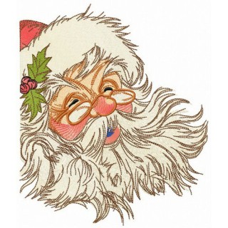 HO HO HO Merry Christmas embroidery design - Embroidery Design