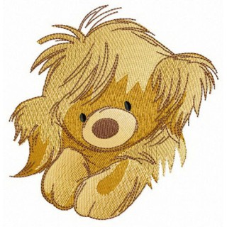 My adorable puppy embroidery design - Embroidery Design