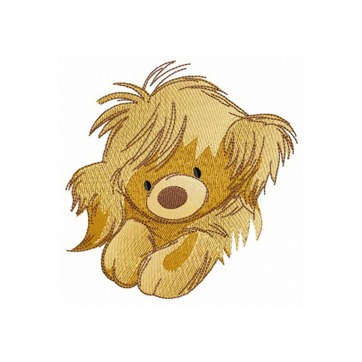 My adorable puppy embroidery design - Embroidery Design