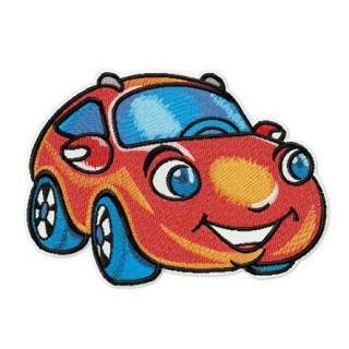 Marvelous red car embroidery design - Embroidery Design