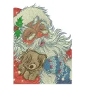 Preview of a Kind Santa Claus embroidery design, showcasing a cheerful Santa for festive stitching projects.