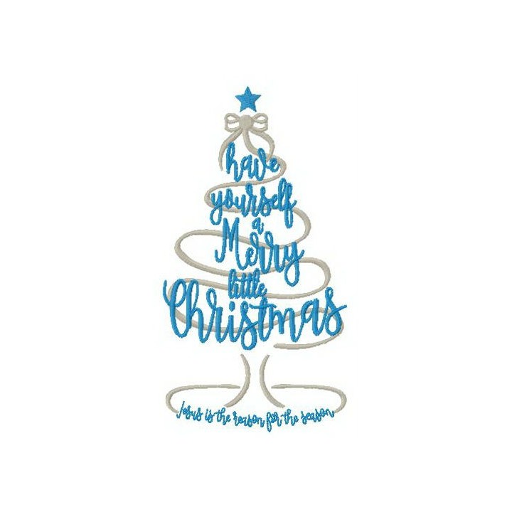 Jesus is the reason for the season embroidery design - Embroidery Design