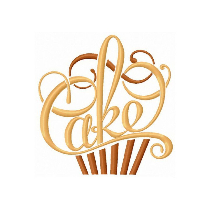 Cake embroidery design - Embroidery Design
