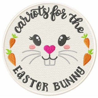 Carrots for the Easter Bunny embroidery design - Embroidery Design