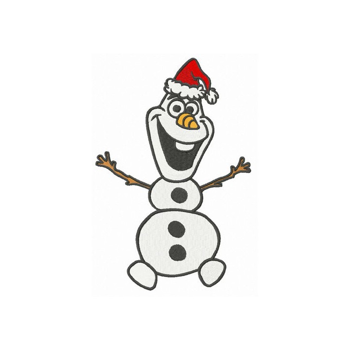 Merry Christmas dear Olaf embroidery design - Embroidery Design