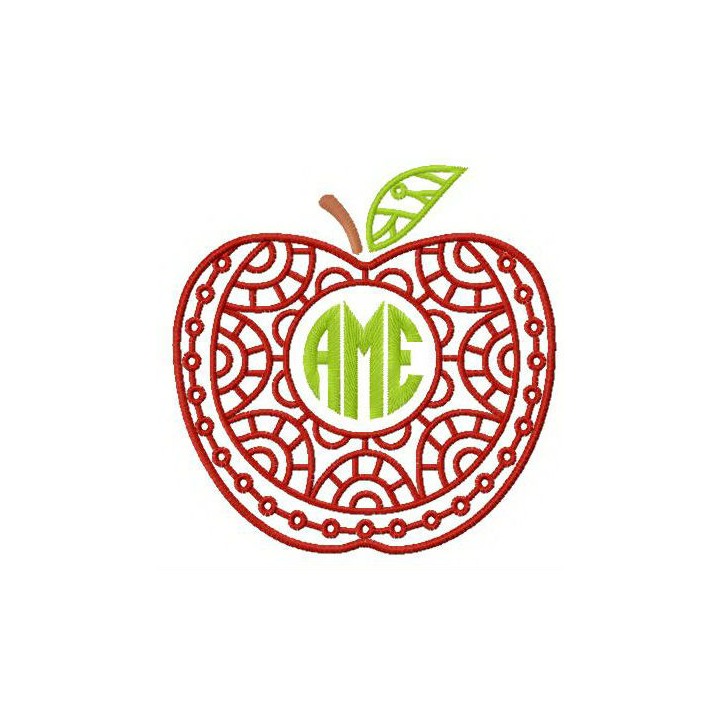 AME tasty apple embroidery design - Embroidery Design
