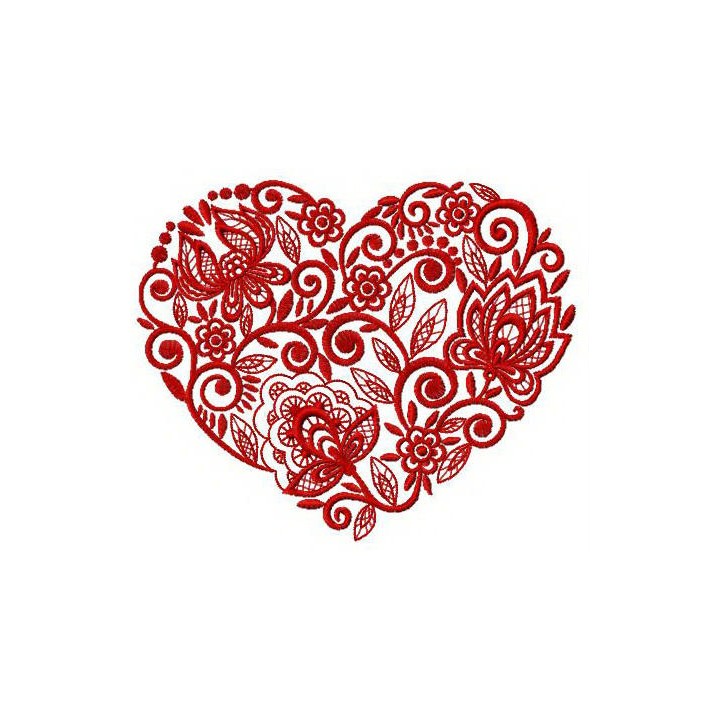 Spring in my heart embroidery design - Embroidery Design