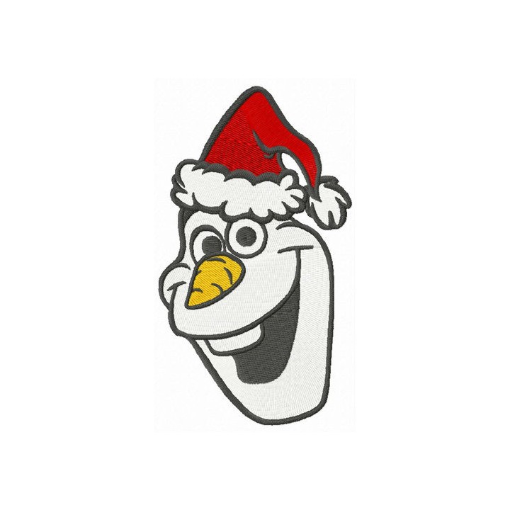 Merry X-mas Olaf embroidery design - Embroidery Design