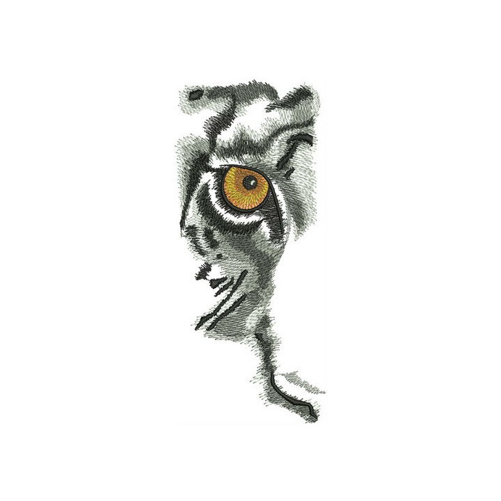 Stalking prey embroidery design - Embroidery Design