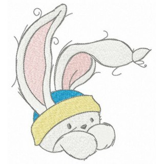 Baby bunny embroidery design - Embroidery Design
