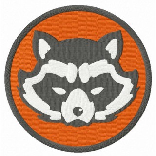 Rocket Raccoon Avengers embroidery design - Embroidery Design