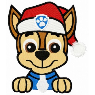 Chase's X-mas embroidery design - Embroidery Design
