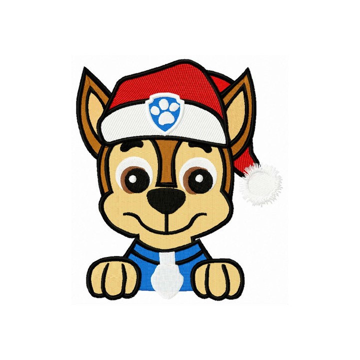 Chase's X-mas embroidery design - Embroidery Design