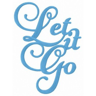Let it go embroidery design - Embroidery Design