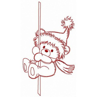 I'm afraid embroidery design - Embroidery Design